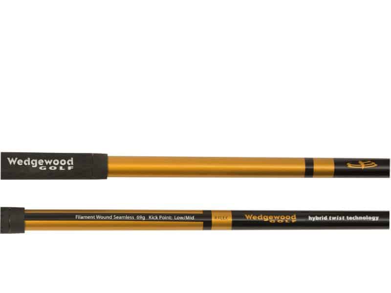 Gold shafts on Gold Series fairway hybrid clubs